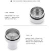 imageJoyJolt Triple Insulated CocktailProtein Shaker Bottle 20oz Shaker Cup with Alcohol Measure Lid and Jigger Cap 12hr Ice Cold Shaker Bottles for Protein Mixes Shake or Smoothie Cups Metal MixerMatte White