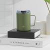 imageJoyJolt Triple Insulated Tumbler with Handle 12 oz Tumbler Cup with Lid Vacuum Sealed Copper Lined Double Wall Stainless Steel Tumblers Travel Mug with Lid Coffee Tumbler Smoothie Cup Tea MugForest Green