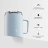 imageJoyJolt Triple Insulated Tumbler with Handle 12 oz Tumbler Cup with Lid Vacuum Sealed Copper Lined Double Wall Stainless Steel Tumblers Travel Mug with Lid Coffee Tumbler Smoothie Cup Tea MugCloud Blue