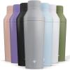 imageJoyJolt Triple Insulated CocktailProtein Shaker Bottle 20oz Shaker Cup with Alcohol Measure Lid and Jigger Cap 12hr Ice Cold Shaker Bottles for Protein Mixes Shake or Smoothie Cups Metal MixerDove Grey