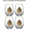 imageJoyJolt Disney Stitch Silly Sips Stemless Drinking Glasses 19oz Teardrop Glass Cups Glass Tumbler Cup Set of 4 Stitch Stuff Lilo and Stitch Gifts Disney Gifts for AdultsHarry Potter