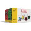 imageJoyJolt Disney Stitch Silly Sips Stemless Drinking Glasses 19oz Teardrop Glass Cups Glass Tumbler Cup Set of 4 Stitch Stuff Lilo and Stitch Gifts Disney Gifts for AdultsMarvel Heroes