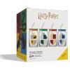 imageJoyJolt Disney Winnie the Pooh ampamp Friends Flower Power Glass Tumblers with Lids and Straws 16oz Glass Cups with Lids and Straws Can Shaped Drinking Glasses Set of 4 Disney Gifts for AdultsHarry Potter