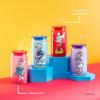 imageJoyJolt Disney Winnie the Pooh ampamp Friends Flower Power Glass Tumblers with Lids and Straws 16oz Glass Cups with Lids and Straws Can Shaped Drinking Glasses Set of 4 Disney Gifts for AdultsMickey Mouse