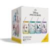 imageJoyJolt Disney Winnie the Pooh ampamp Friends Flower Power Glass Tumblers with Lids and Straws 16oz Glass Cups with Lids and Straws Can Shaped Drinking Glasses Set of 4 Disney Gifts for AdultsPrincess