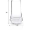 imageJoyJolt Cosmos Collection Crystal Shot Glass  Set of 4 Modern Shot Glasses  Tequila Shot Glasses with 25 Oz Capacity  Premium Crystal Shot Glasses  HeavyBase Housewarming Shot Glasses
