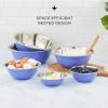 imageJoyJolt Stainless Steel Mixing Bowl Set of 65qt to 05qt Nesting Bowls for Dough Batter ampamp BakingVery Peri