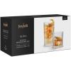 image:imageJoyJolt Alain Drinking Glasses Set of 8 Glass Tumblers Highball 14oz Bar Glasses and Lowball 10oz Rocks Glasses Set Cocktail Juice Whiskey Glasses or Water Glasses Kitchen or Bar Glassware SetFluted Glasses