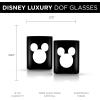 image:imageJoyJolt Disney Luxury Mickey Mouse Stemmed White Wine Glasses European Crystal Wine Glasses Set of 2 Drinking Glasses Xmas Disney Stuff Gifts and Cups 16oz Black Wine Glass Disney Wine Glass12 oz Set of 2