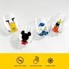 image:imageJoyJolt Disney Luxury Mickey Mouse Stemmed White Wine Glasses European Crystal Wine Glasses Set of 2 Drinking Glasses Xmas Disney Stuff Gifts and Cups 16oz Black Wine Glass Disney Wine Glass15 oz Set of 4
