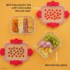 image:imageJoyJolt Disney Mickey amp Minnie Glass Food Storage Containers with Lids 2x Airtight Borosilicate Glass Storage Containers with Lids for Kitchen Reusable Lunch Meal Prep Container Disney Gifts  RedMickey  Minnie  Red
