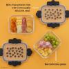 image:imageJoyJolt Disney Mickey amp Minnie Glass Food Storage Containers with Lids 2x Airtight Borosilicate Glass Storage Containers with Lids for Kitchen Reusable Lunch Meal Prep Container Disney Gifts  RedMickey  Minnie  Black