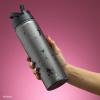 image:imageJoyJolt Disney MonoMouse Stainless Steel Water Bottle with Flip Straw Lid 22 oz Vacuum Insulated Water Bottle BPAFree Tumbler ft Mickey Mouse  Black