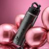 image:imageJoyJolt Disney MonoMouse Stainless Steel Water Bottle with Flip Straw Lid 22 oz Vacuum Insulated Water Bottle BPAFree Tumbler ft Mickey Mouse  Black