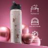 image:imageJoyJolt Disney MonoMouse Stainless Steel Water Bottle with Flip Straw Lid 22 oz Vacuum Insulated Water Bottle BPAFree Tumbler ft Minnie Mouse  Pink