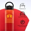 image:imageJoyJolt Harry Potter Gryffindor Stainless Steel Water Bottle with Flip Straw Lid 22 oz Vacuum Insulated Water Bottle Red Reusable BPAFree Travel Tumbler Harry Potter Gifts for Women Men Him Her
