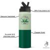 image:imageJoyJolt Harry Potter Slytherin Stainless Steel Water Bottle with Flip Straw Lid 22 oz Vacuum Insulated Water Bottle Green Reusable BPAFree Travel Tumbler Harry Potter Gifts for Women Men Him Her