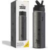 image:imageJoyJolt Disney MonoMouse Stainless Steel Water Bottle with Flip Straw Lid 22 oz Vacuum Insulated Water Bottle BPAFree Tumbler ft Mickey Mouse  Black