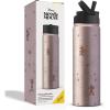 image:imageJoyJolt Disney MonoMouse Stainless Steel Water Bottle with Flip Straw Lid 22 oz Vacuum Insulated Water Bottle BPAFree Tumbler ft Minnie Mouse  Pink