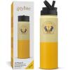 image:imageJoyJolt Harry Potter Hufflepuff Stainless Steel Water Bottle with Flip Straw Lid 22 oz Vacuum Insulated Water Bottle Yellow Reusable BPAFree Travel Tumbler Harry Potter Gifts for Women Men
