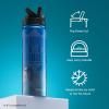 image:imageJoyJolt Star Wars Linear Darth Vader Stainless Steel Water Bottle with Flip Straw Lid 22 oz Vacuum Insulated Water Bottle BPAFree Tumbler for Sports and Travel Star Wars GiftsDeath Star