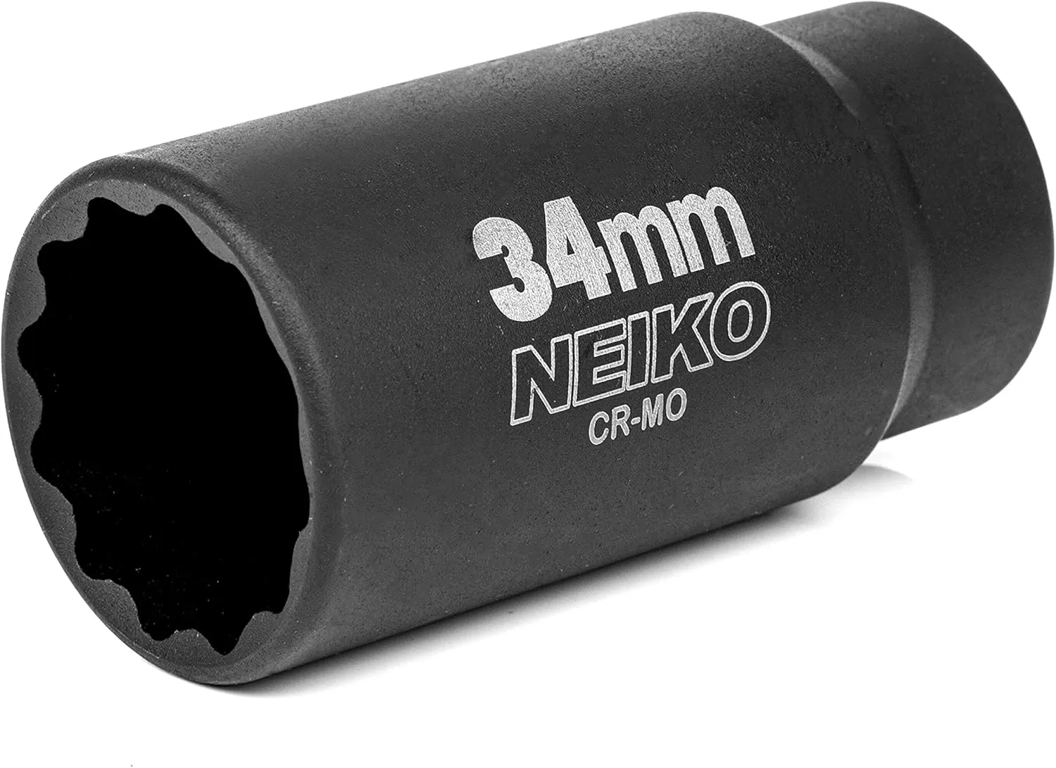 imageNEIKO 02522A 30mm Socket  12 Drive Deep Impact Socket  Spindle ampamp Axle Nut Socket  12 Point Chrome Molybdenum CrMo Deep Well Hub  Triple Square  Axle Shaft Nut Remover34 MM