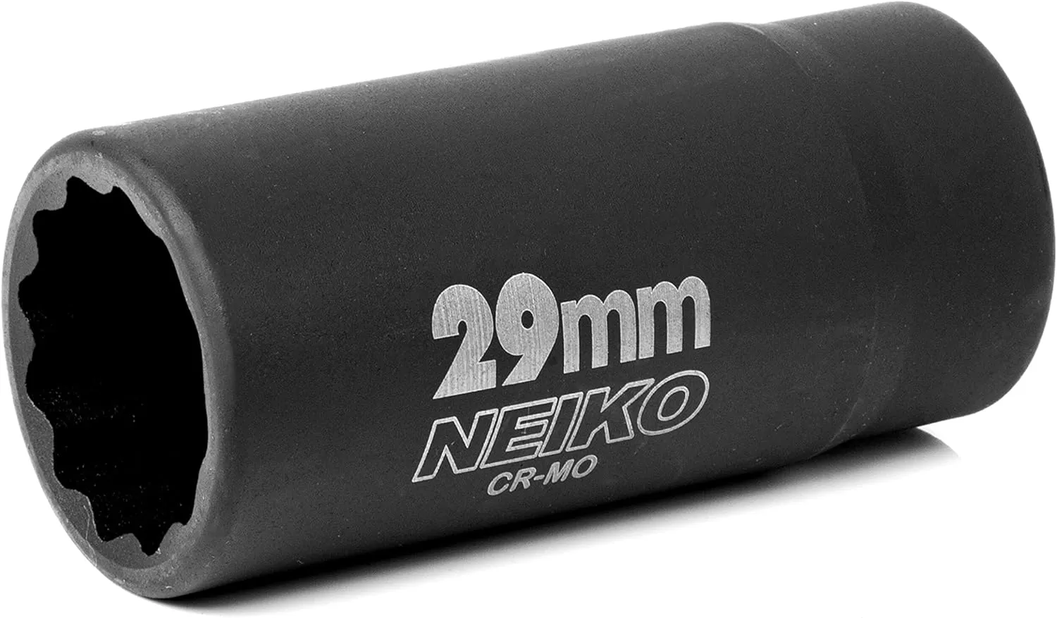 imageNEIKO 02522A 30mm Socket  12 Drive Deep Impact Socket  Spindle ampamp Axle Nut Socket  12 Point Chrome Molybdenum CrMo Deep Well Hub  Triple Square  Axle Shaft Nut Remover29 MM