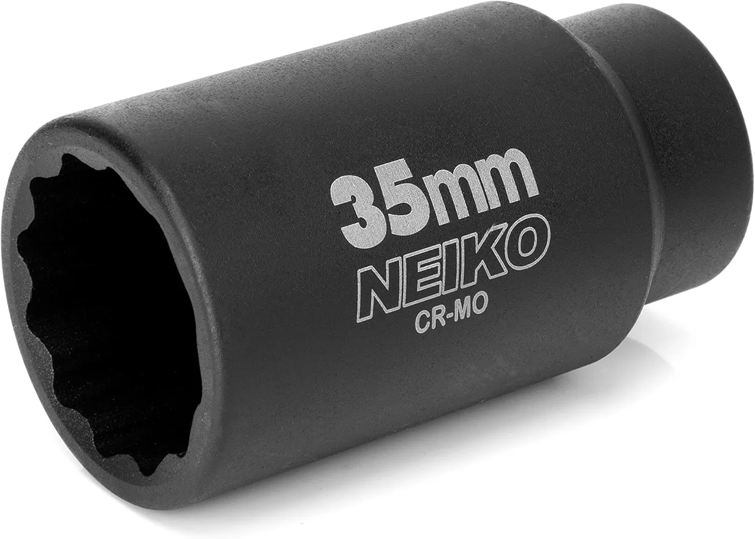 imageNEIKO 02522A 30mm Socket  12 Drive Deep Impact Socket  Spindle ampamp Axle Nut Socket  12 Point Chrome Molybdenum CrMo Deep Well Hub  Triple Square  Axle Shaft Nut Remover35 MM