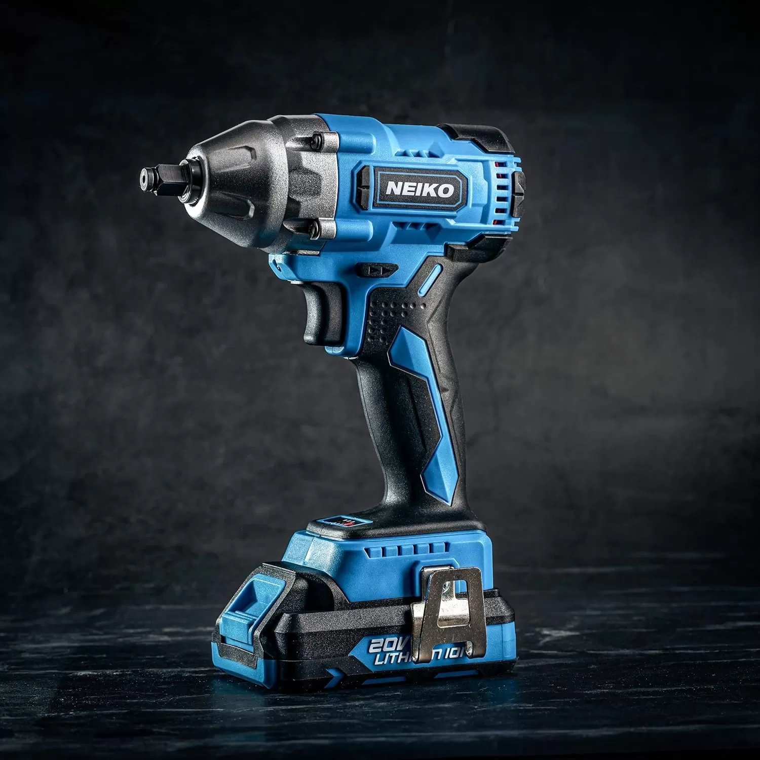 imageNEIKO 10881A Cordless Angle Grinder 4 12Inch Grinder with Variable Speed 20V 40A Liion Rechargeable Battery Powerful 8000 rpm Brushless Motor Grinders Power Tools Cordless Grinder Tool38 Brushless Impact Wrench
