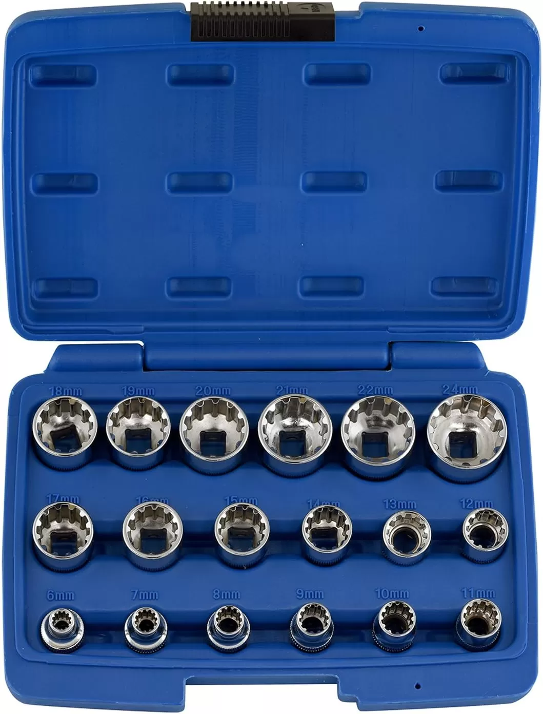 imageNeiko 02514A 14 InchDrive Ratchet and Small Socket Set 58Piece Chrome Vanadium Steel Multicolor38 Drive