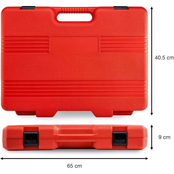 imageNEIKO 02461A 34 Inch Drive Impact Socket Set SAE 1 to 112 8 PC DeepJumbo Sockets Chrome Vanadium CrVSAE and Metric
