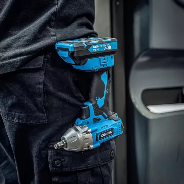 imageNEIKO 10881A Cordless Angle Grinder 4 12Inch Grinder with Variable Speed 20V 40A Liion Rechargeable Battery Powerful 8000 rpm Brushless Motor Grinders Power Tools Cordless Grinder Tool38 Brushless Impact Wrench
