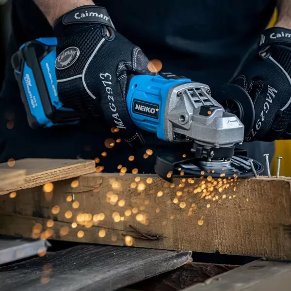 imageNEIKO 10881A Cordless Angle Grinder 4 12Inch Grinder with Variable Speed 20V 40A Liion Rechargeable Battery Powerful 8000 rpm Brushless Motor Grinders Power Tools Cordless Grinder ToolBrushless Angle Grinder