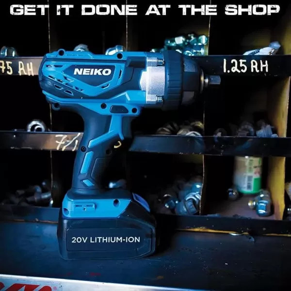 imageNEIKO 10881A Cordless Angle Grinder 4 12Inch Grinder with Variable Speed 20V 40A Liion Rechargeable Battery Powerful 8000 rpm Brushless Motor Grinders Power Tools Cordless Grinder Tool12 Impact Wrench