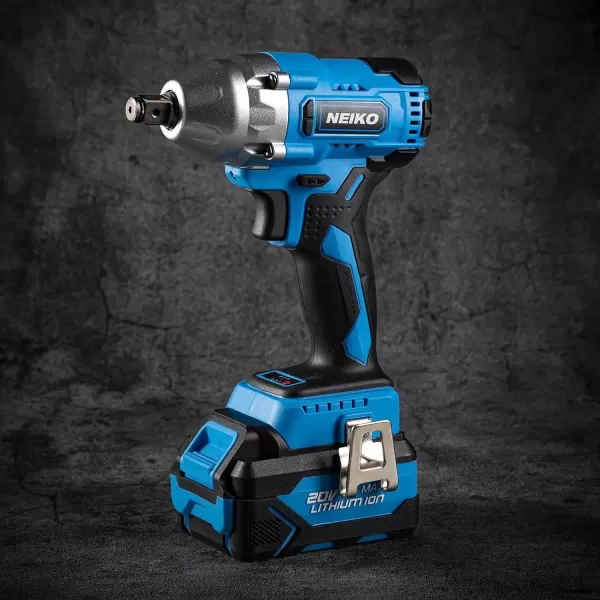 imageNEIKO 10881A Cordless Angle Grinder 4 12Inch Grinder with Variable Speed 20V 40A Liion Rechargeable Battery Powerful 8000 rpm Brushless Motor Grinders Power Tools Cordless Grinder Tool12 Brushless Impact Wrench