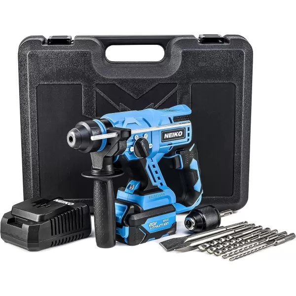 imageNEIKO 10881A Cordless Angle Grinder 4 12Inch Grinder with Variable Speed 20V 40A Liion Rechargeable Battery Powerful 8000 rpm Brushless Motor Grinders Power Tools Cordless Grinder ToolBrushless Hammer Drill