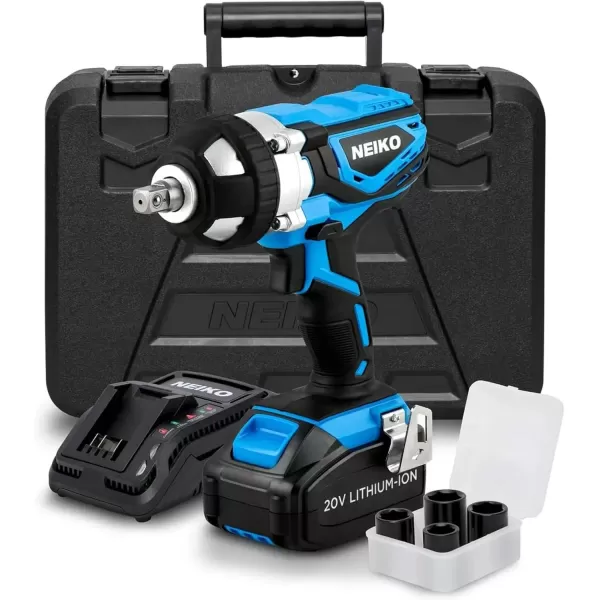 imageNEIKO 10881A Cordless Angle Grinder 4 12Inch Grinder with Variable Speed 20V 40A Liion Rechargeable Battery Powerful 8000 rpm Brushless Motor Grinders Power Tools Cordless Grinder Tool12 Impact Wrench