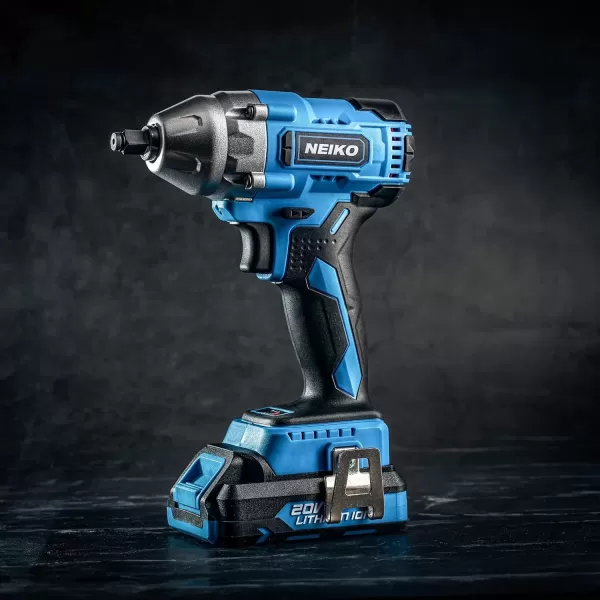 imageNEIKO 10881A Cordless Angle Grinder 4 12Inch Grinder with Variable Speed 20V 40A Liion Rechargeable Battery Powerful 8000 rpm Brushless Motor Grinders Power Tools Cordless Grinder Tool38 Brushless Impact Wrench