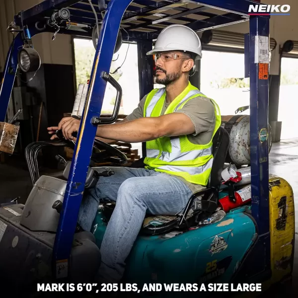 imageNEIKO 53940A High Visibility Safety Vest with Reflective StripsYellow