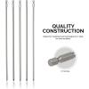 imageNEIKO 10043A Extra Long Bit Set  5Piece  CrV Steel  12Inch Length Phillips and Slotted Screwdriver Bits 14Inch Hex Shank  Power Driver Bit Set