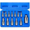 imageNEIKO 10074A Metric Hex Bit Socket Set  13Piece Set  S2 and CrV Steel  14Inch 38Inch and 12Inch Drive  2mm to 14mmAllen Hex Bit