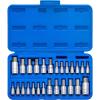 imageNEIKO 10074A Metric Hex Bit Socket Set  13Piece Set  S2 and CrV Steel  14Inch 38Inch and 12Inch Drive  2mm to 14mmTP Allen Hex Bit