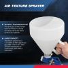 imageHILTEX 31229 Air Texture Gun with 132 Gallon Hopper 3 Nozzles 40mm 60mm 80mm Drywall Texture Sprayer for Stucco Mud or Popcorn on Walls and Ceiling Knockdown Spray Gun with Handle