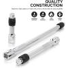 imageNEIKO 00295A 38quot Drive Locking Extension Bar Set 3 Piece 3quot 6quot 10quot Remove Sockets and Sparkplugs CrV SilverLocking Extension
