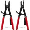 imageNEIKO 01970A EClip Remover ampamp Installer Tool Set  4 Piece  SAE  14quot to 38quotHeavy Duty Snap Ring Pliers
