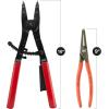 imageNEIKO 01970A EClip Remover ampamp Installer Tool Set  4 Piece  SAE  14quot to 38quotHeavy Duty Snap Ring Pliers