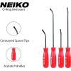 imageNEIKO 01970A EClip Remover ampamp Installer Tool Set  4 Piece  SAE  14quot to 38quotORing Picks