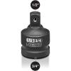 imageNEIKO 02430A 12 Drive Universal Joint Swivel Socket Adapter  CrMo Impact GradeAdapter Reducer