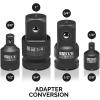 imageNEIKO 02430A 12 Drive Universal Joint Swivel Socket Adapter  CrMo Impact GradeAdapter Reducer