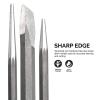 imageNEIKO 02639A 6Inch Automatic Center Hole Punch with Adjustable OneHanded Spring Impact ChromePlated Shank and Premium S2 Steel TipPunch and Chisel Set